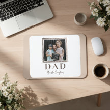 Moderne personalisierte Vater-Foto