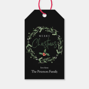 Moderne, Personalisierte Weihnachtsgeschenke Tags Geschenkanhänger