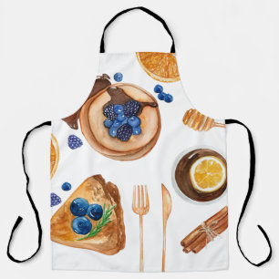 Moderne Pfannkuchen Küche Schönheit Frühstück Schürze