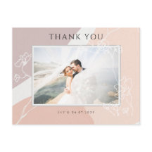 Moderne Pfirsichblüte Botanische Hochzeit Vielen D