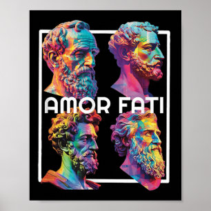 Moderne Philosophie Altgriechischer Stoiker Ico Poster