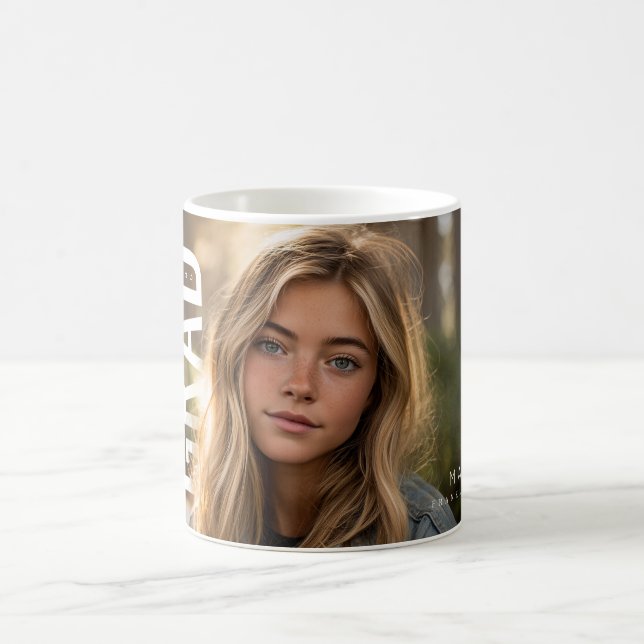 Moderne PhotoPop-Abschlussklasse Kaffeetasse (Mittel)