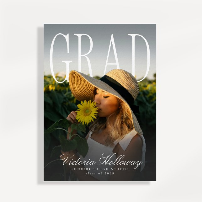 Moderne PhotoPop-Effekt-Abschlussfeier-Einladung Einladung (Von Creator hochgeladen)