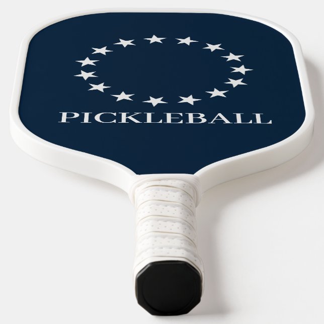 Moderne Pickleball-Schläger mit Blitz-Muster und a Pickleball Schläger (Ablage )