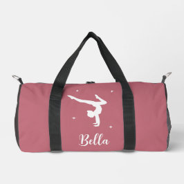 Moderne Pink Gymnastics Dance Fitness Duffle Bag