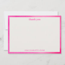 Moderne Pinke Wasserfarbe Trendy Custom Bat Mitzva