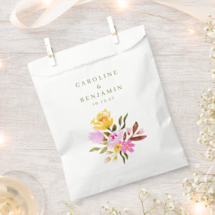 Moderne pinkfarbene Individuelle Namen Geschenktütchen