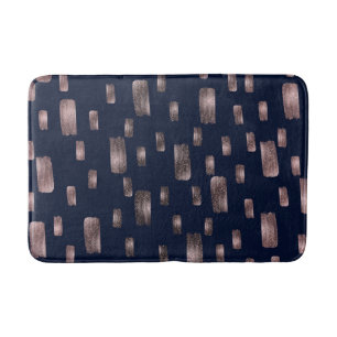 Moderne Pinsel Gold Kupfer Bronze Glanz Badematte