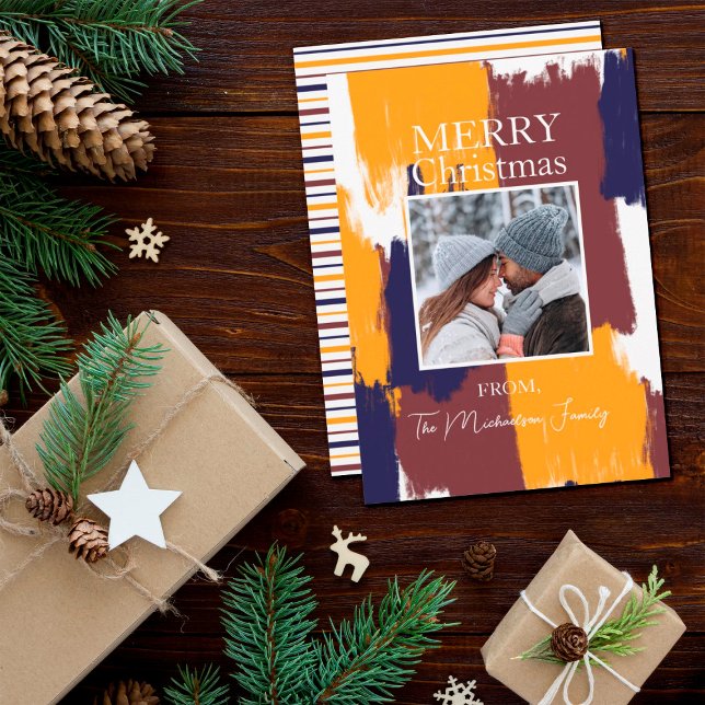 Moderne Pinselstriche Foto Weihnachten (Von Creator hochgeladen)