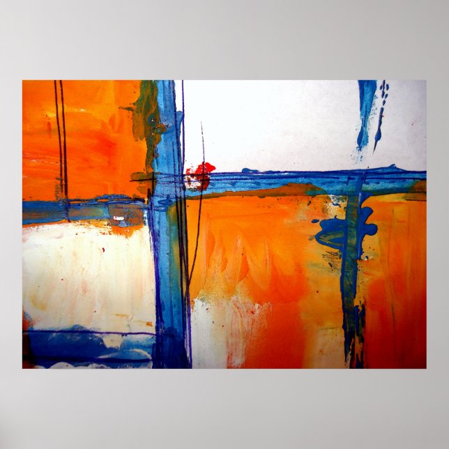 Moderne Plakate der abstrakten Kunst (Vorne)
