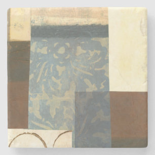 Moderne Platten-Malerei Steinuntersetzer