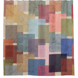 Moderne Plätze des Mittelalters Duschvorhang