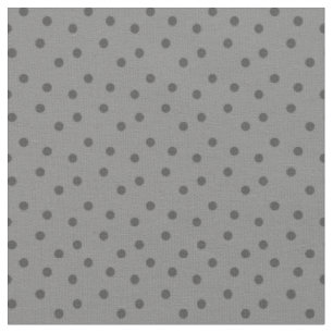 Moderne Polka-Punkte 2 auf Grau Stoff