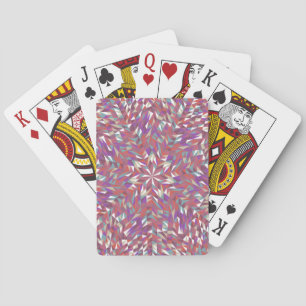 Moderne Poly Mandala Spielkarten
