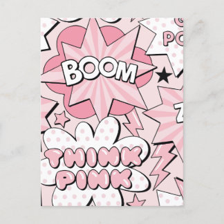 Moderne Pop Art Feiertagspostkarte