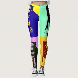 Moderne Pop Art Leggings