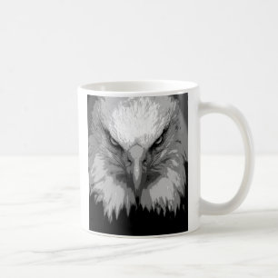 Moderne Pop Art Template Animals Eagle Head Kaffeetasse