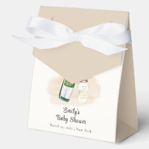Moderne Poppin Flaschen Champagne Baby Dusche Geschenkschachtel