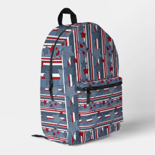 Moderne populäre Patriotische Jugendstars Bedruckter Rucksack