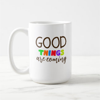 Moderne positive Handlettering-Tasse Kaffeetasse