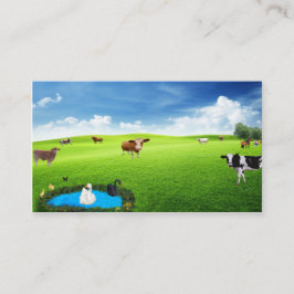 Moderne Postkarte Visitenkarte