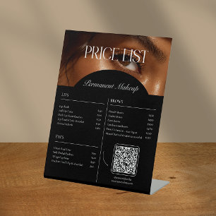 Moderne Preisliste für Kosmetiksalon-Dienstleistun Sockelschild