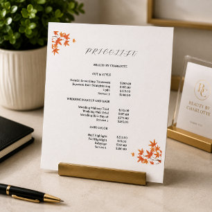 Moderne, Preisliste Poster