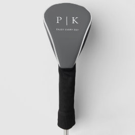 Moderne Premium-Golfmonogramm Golf Headcover