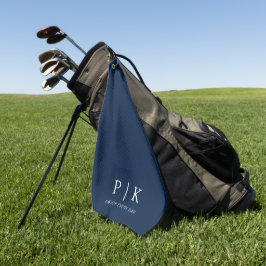 Moderne Premium-Golftasche mit Monogramm Golfhandtuch
