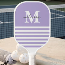 Moderne, preppy, pastelllila monogrammierte Name