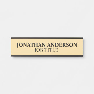 Moderne professionelle Bürotür-Schild Namensschild