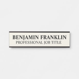 Moderne professionelle Bürotür-Schild Türschild