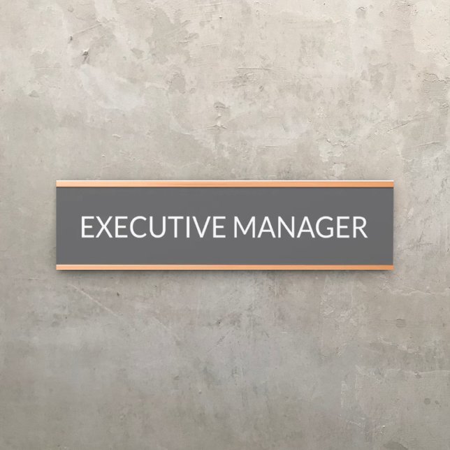 Moderne professionelle Bürotür-Schild Türschild (Von Creator hochgeladen)