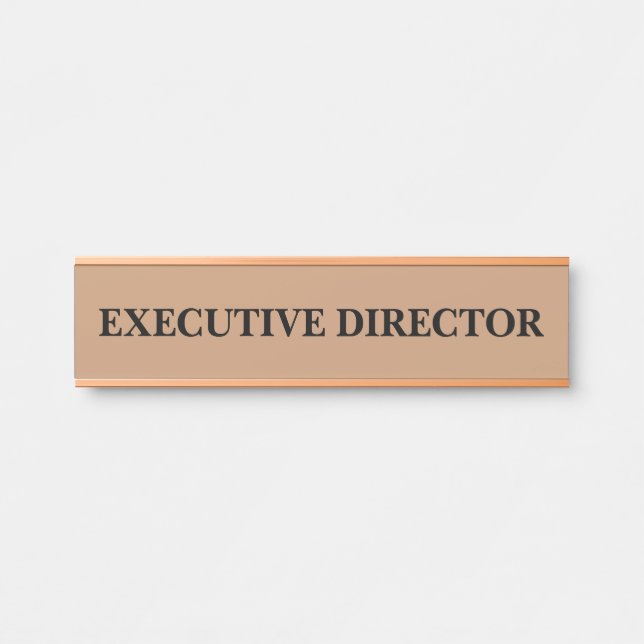 Moderne professionelle Bürotür-Schild Türschild (Vorderseite )