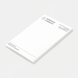 Moderne professionelle Firma  Post-it Klebezettel