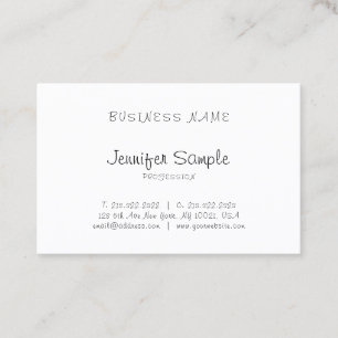 Moderne professionelle Freihand-Schrift Elegant Sc Visitenkarte