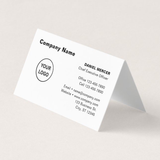 Moderne professionelle Logogestaltung Visitenkarten (Vorderseite)