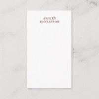 Moderne professionelle minimalistische eigene Name