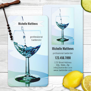 Moderne professionelle Visitenkarte für Barkeeper