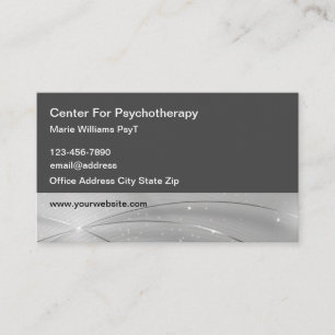 Moderne Psychotherapeut Editable Visitenkarten Visitenkarte