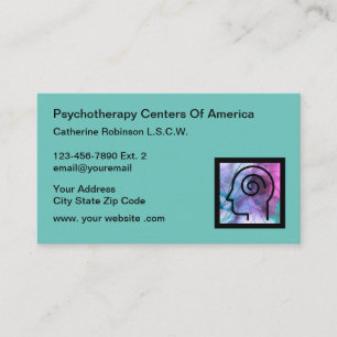 Moderne Psychotherapie Psychische Gesundheit Visitenkarte