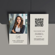 Moderne QR Business Card für das benutzerdefiniert