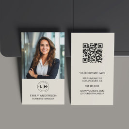 Moderne QR Business Card für das benutzerdefiniert Visitenkarte