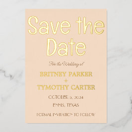 Moderne QR Code Foto Champagne Script Hochzeit Folieneinladung