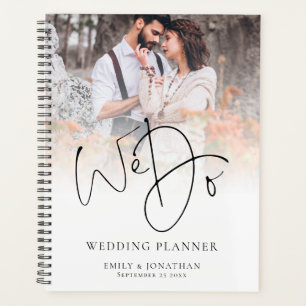 Moderne QR Code Foto Overlay Wedding Planer