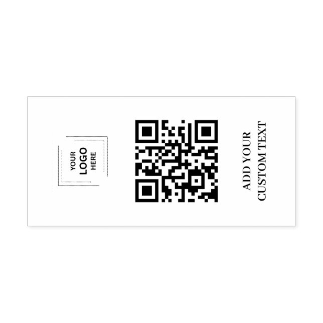Moderne QR-Code-Geschäftslogo-Branding-Design Permastempel (Design)