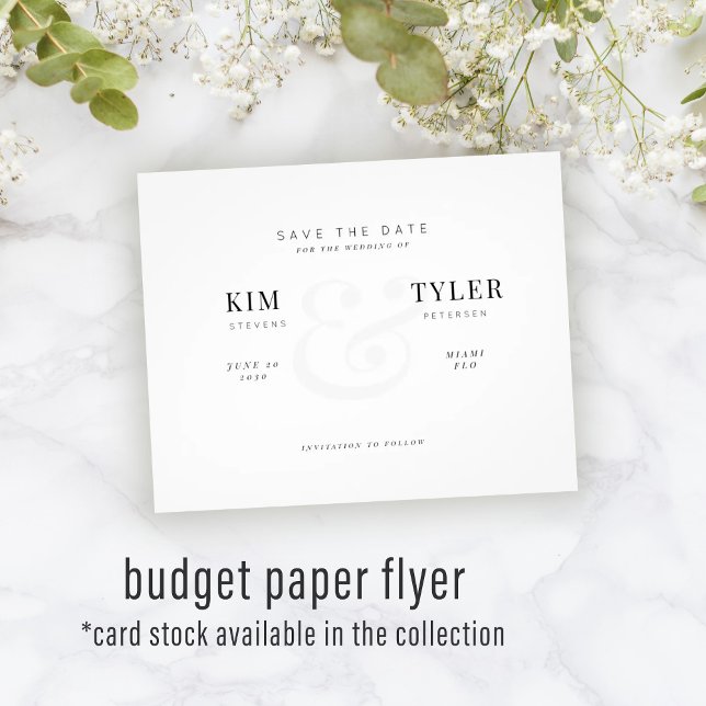 Moderne QR CODE Hochzeit sparen das Datum Flyer (Von Creator hochgeladen)