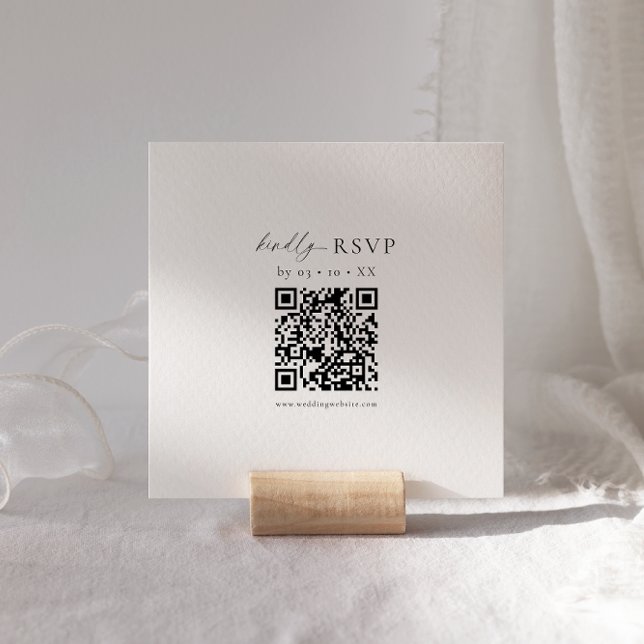 Moderne QR-Code-Minimal-UAWG Begleitkarte (Von Creator hochgeladen)