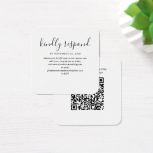 Moderne QR Code UAWG Wedding Website