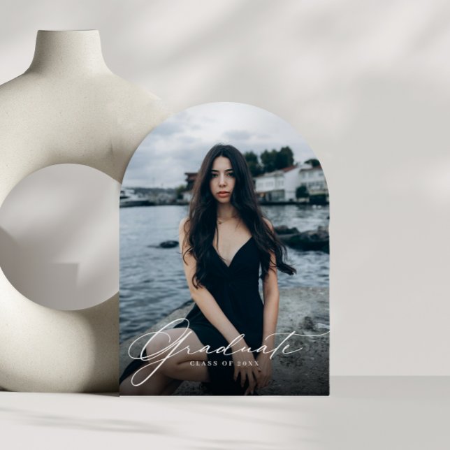 Moderne QR-Graduierungspartei für FotoCollage Einladung (Von Creator hochgeladen)